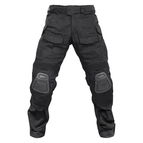 SINAIRSOFT G3 Tactical Pants with Knee Pads,Men's Airsoft Paintball Hunting Outdoor Pants,Combat Army BDU Trousers - Image 2
