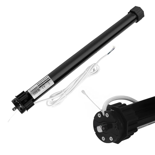 Jalousiescout Elektromechanischer MK 20/17 Funk Rollladenmotor, Funk-Rohrmotor, Zugkraft 20 Nm, SW60, Funk Endlageneinstellung, für 60mm Achtkantwelle, Rolladenantrieb mit Thermoschutz