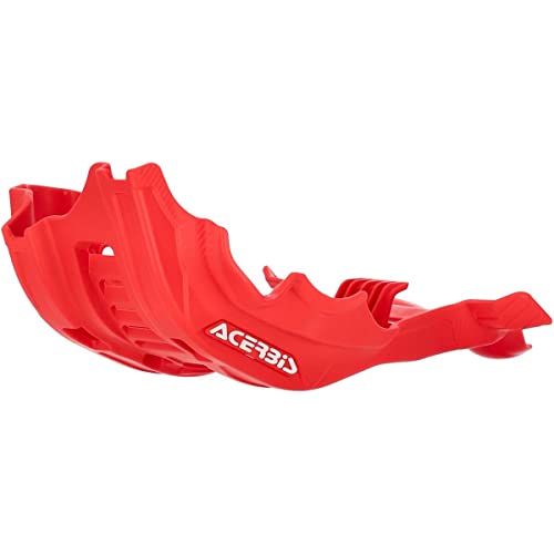 Acerbis Sabot Moteur CRF 450 2021 Rouge : Sabot de Protection Moto
