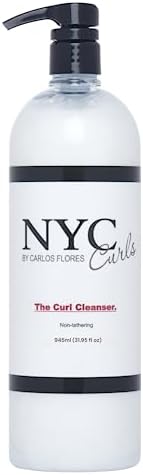 NYC Curls The Curl Cleanser | Best Sulfate Free Shampoo Alternative for Curly, Coily, & Wavy Hair | Zero Lather & Color Safe | Sulfate Free & Vegan | 945ml / 31.95 FL OZ