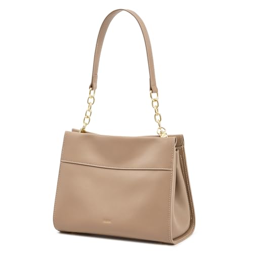 Image of Kattee Leather Purses and Handbags for Women, Small Crossbody Bags for Women, Top Handle Hobo Shoulder Bag with 2 Straps
