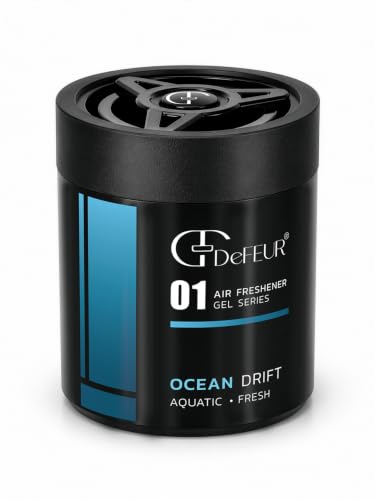 Image of Ocean Drift Gel Car Perfume | 120g Organic Car Freshener | Refreshing Marine Scent | Long-Lasting 30 Days | Car Accessories Interior