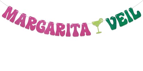 Image of Margarita Veil Banner - Margaritaveil Bachelorette Party Decorations Margs and Matrimony Bachelorette Decorations Margarita Decorations