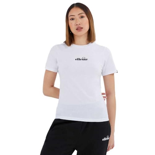 T-shirt ellesse femme Fondamental opaque noir blanc top mode basique