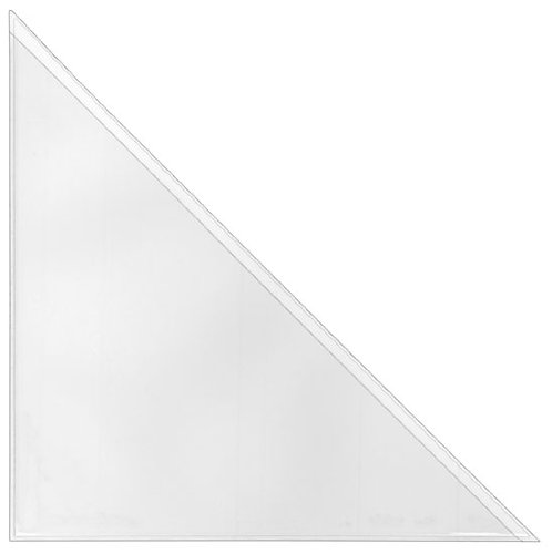 StoreSMART - Peel & Stick Corner Pocket - 7" x 7" - 12 Pack - STB2667-12