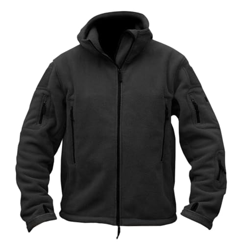 Chaqueta polar de hombre con cremallera y bolsillos para exterior 1