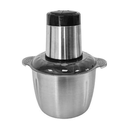 Picadora De Carne,Picadora Electrica De Alimentos - Procesador De Alimentos Multifuncional Compacto De 2 Litros En Acero Inoxidable Para Picar Cebolla Cocinar En Casa