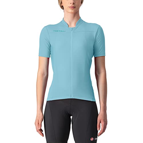 Castelli 4520068-498 Anima 3 Jersey Donna Maglia Lunga Light Acqua/Aruba Blue S