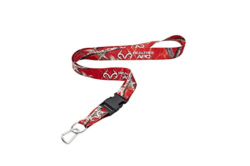 RealTree NC State Red Camo Neck Lanyard