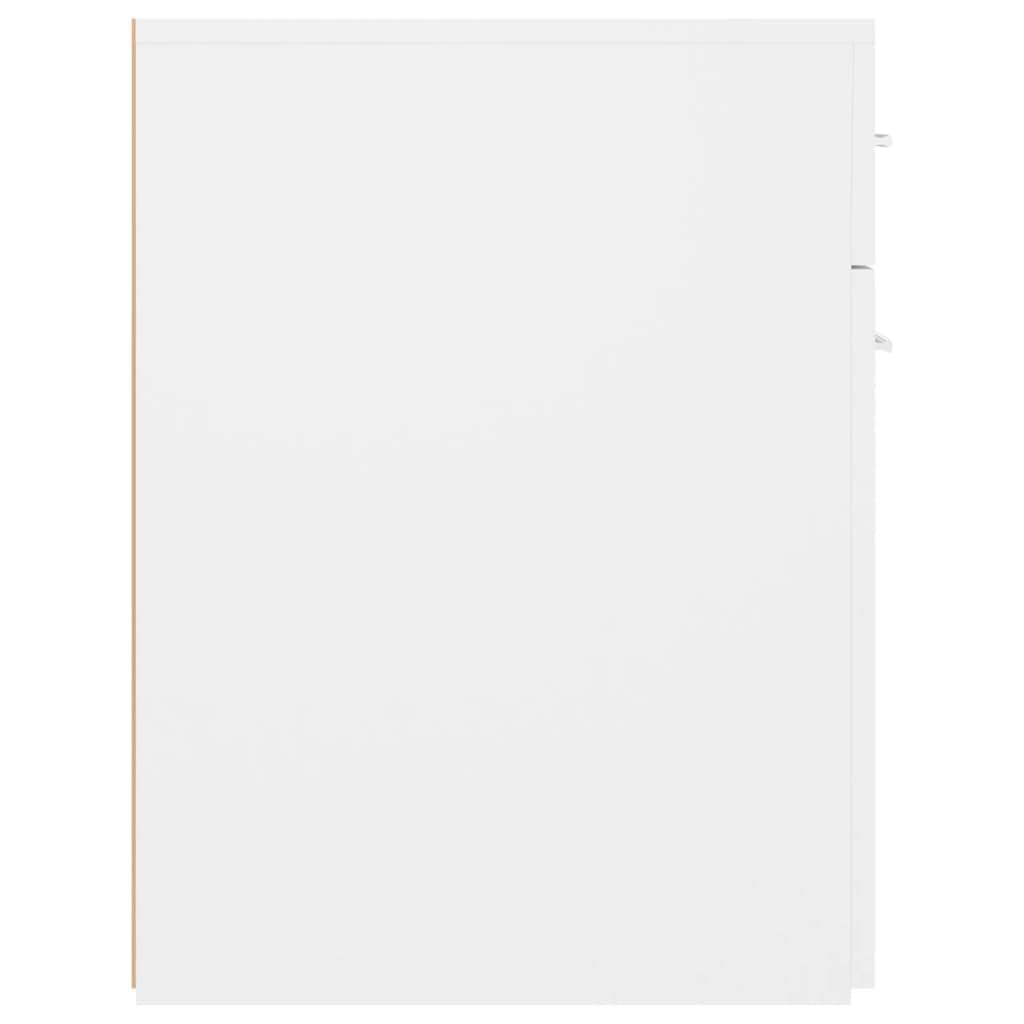 vidaXL Apothekerschrank Weiß 20x45,5x60 cm Holzwerkstoff
