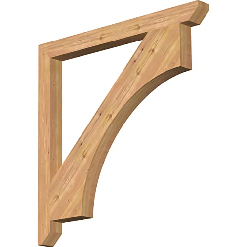 3 1/2"W x 42"D x 42"H Westlake Slat Smooth Bracket, Western Red Cedar