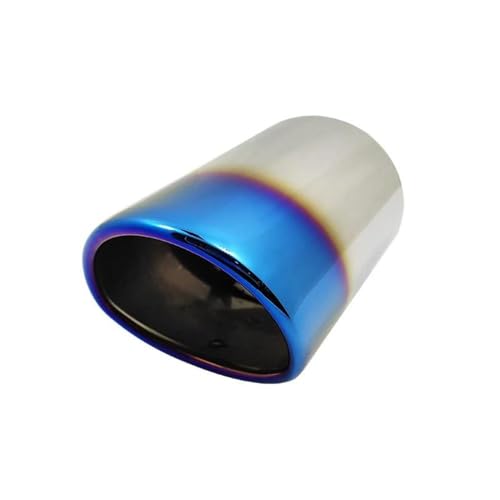 Embout d'échappement tuning Half Blue pour personnaliser le style de votre auto