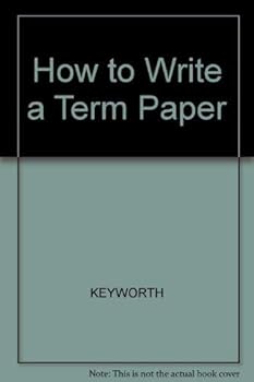 Paperback How to Write a Term Paper Book