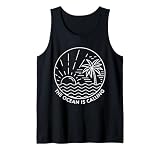 The ocean is calling Tank Top