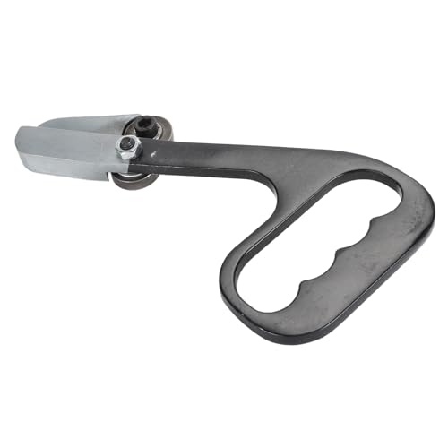 HUSHUI Coupe-métal à Traction Manuelle, Cisaille de Coupe Manuelle de Plaque de Tôle Portable avec Roue en Acier CrMoV Haute Résistance pour Fer de 0,65 Mm, Plastique de 1,00 Mm,