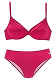 bikini lascana türkis obermaterial: Zusammengesetzt LASCANA Bügel-Bikini - 42C