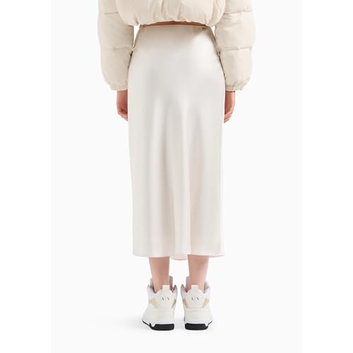 Armani Exchange Women's Poly Satin Midi Skirt4