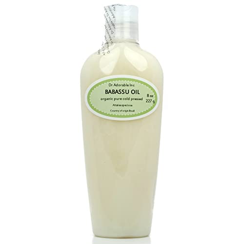 8 Oz Babassu Oil 100% Pure Organic Cold Pressed For Skin Hair Moisturizing