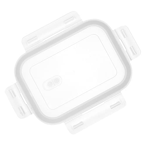 OFFSCH Rectangle Lunch Box Sealing Cover Food Storage Lid Accessory for Kitchen Use Safely Seals Food Prevents Spills and Dust for Meal Prep and Housewarming
