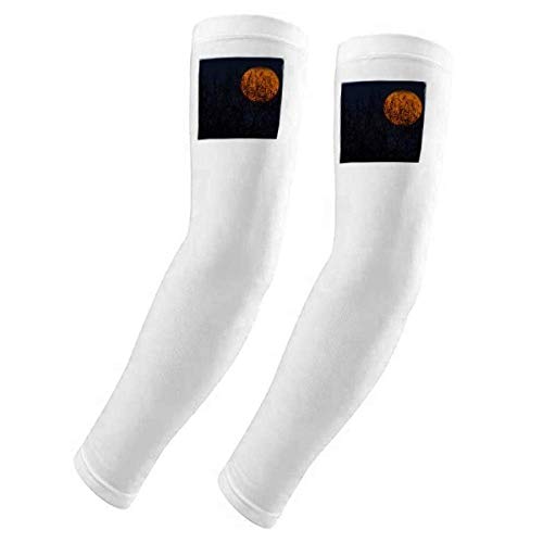 Manchon de protection UV pour bras au motif planète nébuleuse pour vos randonnées d'été