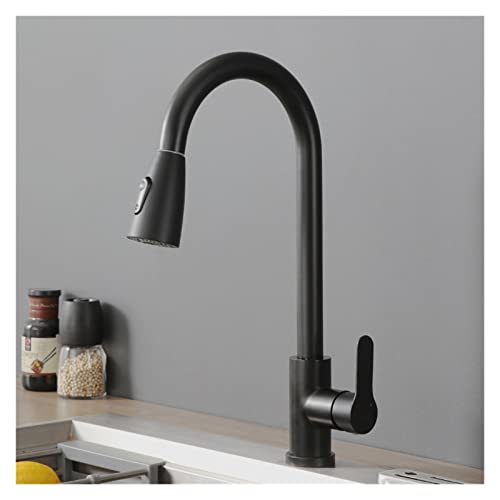 Robinet noir de cuisine pour simplifier la préparation des repas