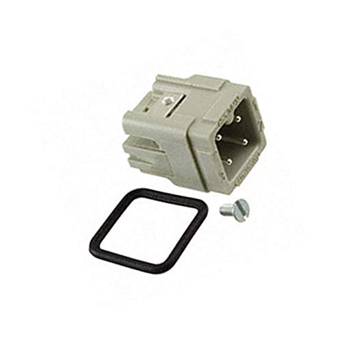 Connecteur mâle Han A HARTING 09200032611 robuste taille 3A 3+PE pour armoires électriques