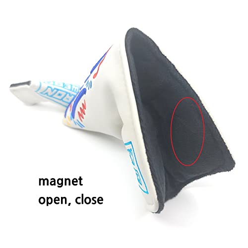 DANDY GOLF ゴルフパターカバー ブレード型 ピンタイプ適用 ヘッドカバー マグネット開閉, パターカバーホルダー [並行輸入品] 6枚目