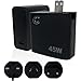 Core SWX NANO-C98MX HDV Battery with Ring LED Gauge (98Wh, Sony BP-U) (2 Pack) Bundle with Core SWX XPD-45 Universal 45W USB-C PD Wall Charger with Cable