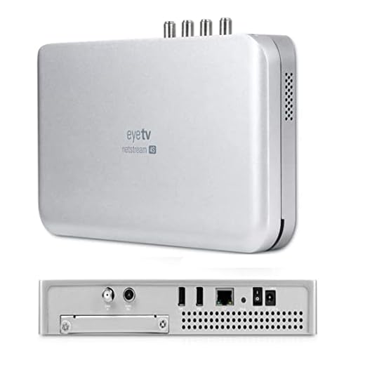EyeTV Netstream Quad Plex WiFi ATSC Air TV Network HD Tuner, Recast OTA DVR Cable TV for Cord Cutters,Live or Recorder Streaming TV Anywhere,Converter Box for PC,Android Phone,iPhone,Tablet,iPad,Mac