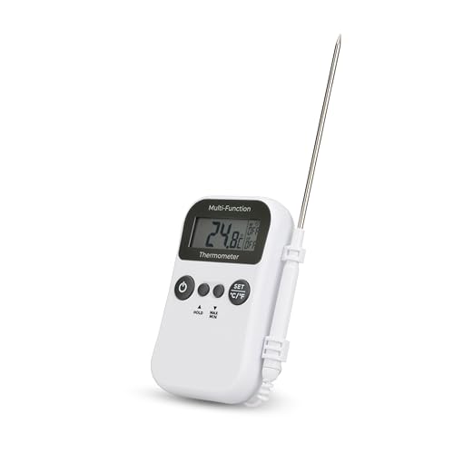 Multi-function digital catering thermometer with probe
