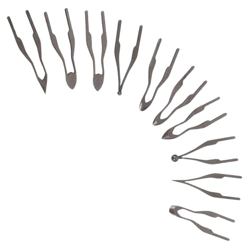 WRITWAA 10 Piezas herramienta para quemar madera consejos sobre herramientas de pirograbado puntas de soldadura consejos de pirograbado Dark Grey