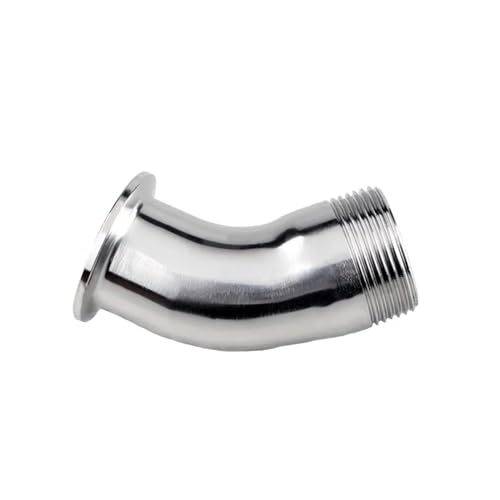 Raccord DN40 en acier de précision et coude 1.5'' Tri Clamp durable