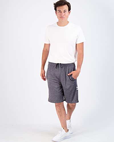 Mens Quick Dry Fit Dri-Fit Active Wear Athletic Performance Basketball 9 Inch Inseam Wrestling Sweat Tennis Soccer Running Essentials Gym Shorts Hombre Stretch Casual Workout Tech Shorts-Set 8 L #TOP3