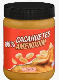 Crema de Cacahuete 100% Amendoim, Peanut Butter, 500g. Pack de 2