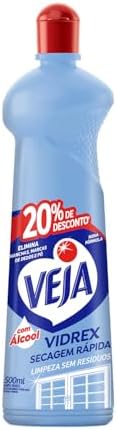 Limpa Vidros Veja Vidrex Tradicional 500ml Oferta