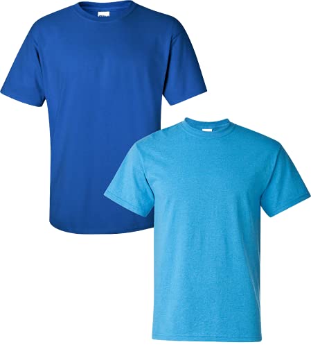 T-shirt en coton Gildan G2000 XL épais et résistant en bleu saphir