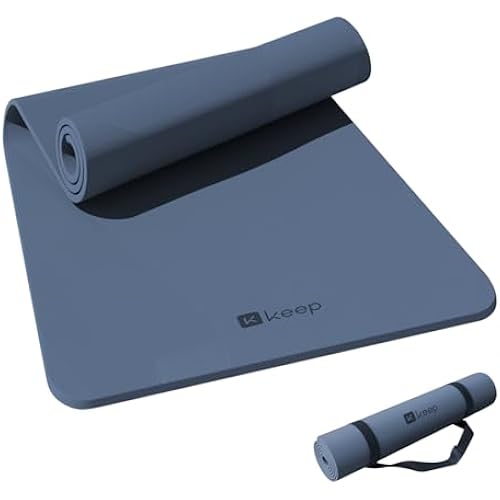 KEEP Extra Wide Yoga Mat, 7mm Thick 72" x 32" Exercise Mat