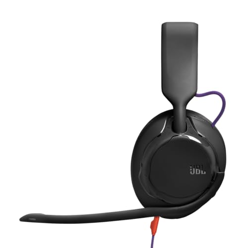 JBL Quantum 250 Kabelgebundene Over-Ear-Gaming-Kopfhörer, Schwarz