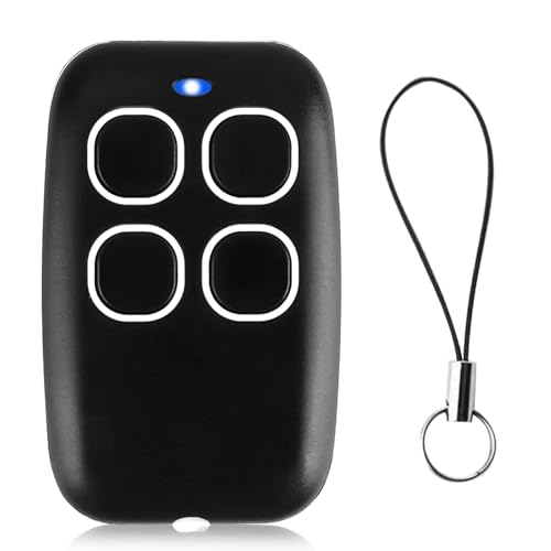 Telecommande Universelle Portail de 433MHz 4 en 1 Multifréquence 280-868 MHz Télécommande Portail Rolling Codeet Auto-Apprentissage Compatible avec TRC,...