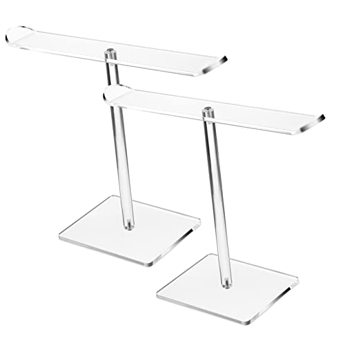 Cabilock 2 Pçs Tiara De Acrílico Turbante Tiara De Joia Tiara Transparente Pulseiras Organizador De