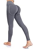 【Fantastische Passform Körper】- Elastische Nahtlosen Stoff Unterstützung und Push Up die Hüften, die Hohe Taille mit Bauch Kontrolle, um Ihren Körper perfekt unter Beibehaltung persönlichen Komfort zu passen, um Ihre Kurven zu umreißen und Ihre Form konzipiert.