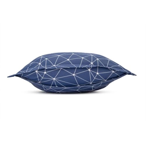 Image of Wakefit 100% Cotton Pillow Cover Set of 2 | 200 TC Soft & Breathable Pillow Cases | Standard Size 18 x 27 Inch | Skin Friendly, Durable & Gentle Machine Washable | Nicole