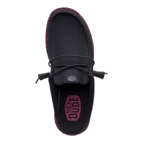 HEYDUDE Wally Slip Warped Geo Black/Fig Purple Size 11, Mens Shoes, Slip-on Mules, Comfortable & Light-Weight3