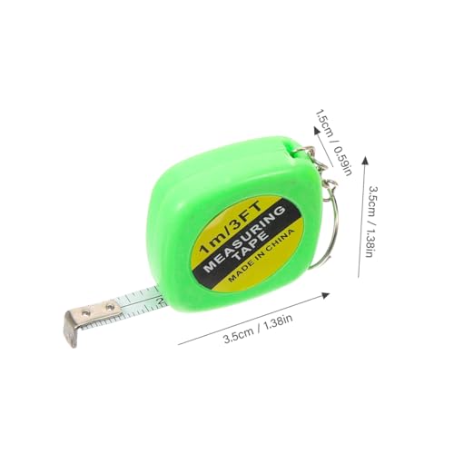Mini cinta métrica portátil con llavero 12 pcs miniatura 4
