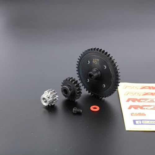 Engrenage différentiel central 46T Arrma pignon 40Crmo traitement thermique - 5