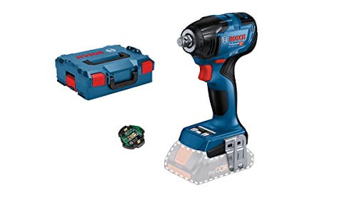 Bosch Professional 18V System Akku-Drehschlagschrauber GDS 18V-210 C (Anziehmoment: 210 Nm, Losbrechmoment 370 Nm, ohne Akkus und Ladegerät, inkl. 1 x Bluetooth Modul, in L-BOXX 136)
