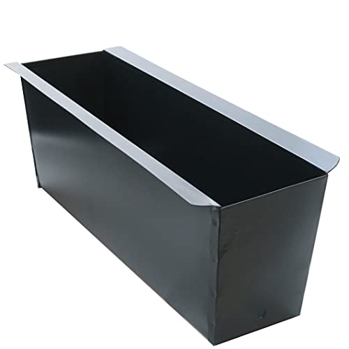 Spetebo Metalen plantenbak inzetstuk voor europallets, 4 stuks/antraciet, bloembak, balkonbak, plantenbak - Afbeelding 3