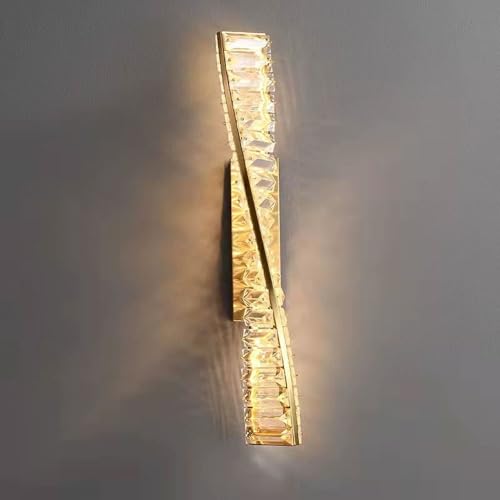 Aplique de pared LED de cristal posmoderno 100 cm para dormitorio