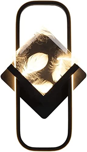 Applique murale moderne LED noire câblée pour éclairage de chambre - 2