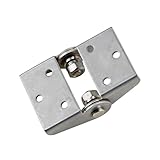 304 Stainless Steel Damping Hinges with Adjustable Torque for Industrial Electrical 1Pcs(4.0N.m)
